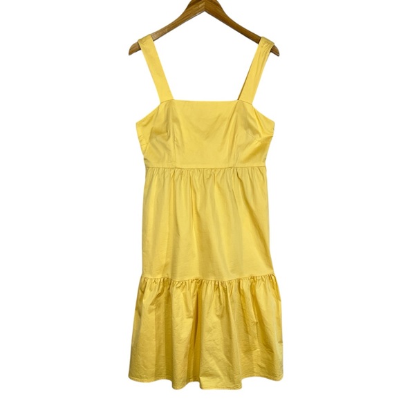 Gal Meets Glam Desiree Dress in Canary Yellow Size 10 Midi Length Sleeveless - Picture 5 of 10
